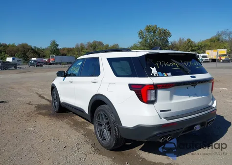 2025 Ford Explorer St из США, поврежденный, VIN 1FMWK8GC4SGB78065